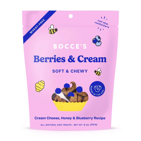 Berries & Cream Chewy Biscuits