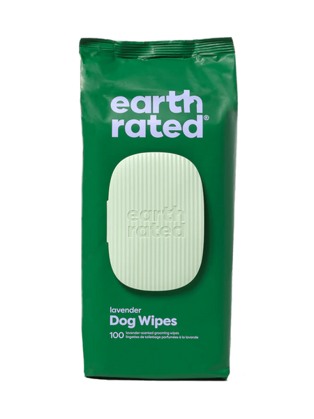 EARTH RATED LAVENDER GROOMING WIPES