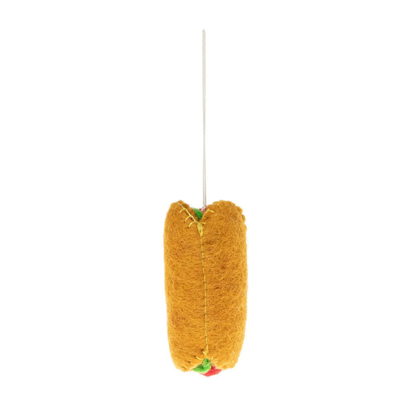 Felt NYC Hot Dog Ornament