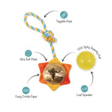 Golden Sun Plush Rope Toy