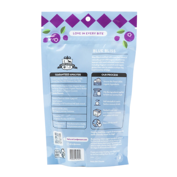 BLUE BLISS ORGANIC DOG TREATS