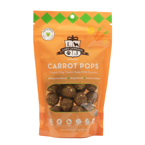 Organic Carrot Pop Dog Treats