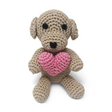 Crochet Puppy with Heart