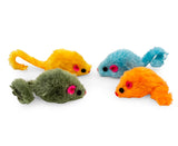 Faux-Fur Mouse Cat Toy