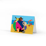 Doggie Beachball Card