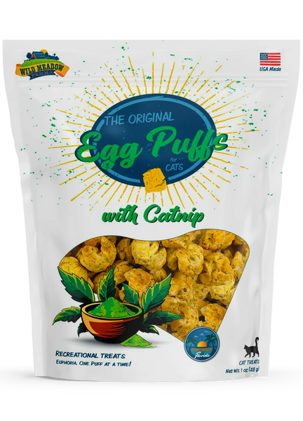 Cat Egg Puffs with Catnip