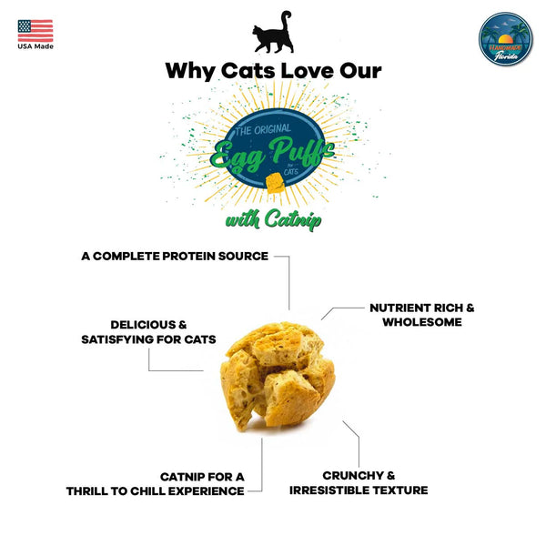 Cat Egg Puffs with Catnip