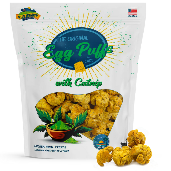 Cat Egg Puffs with Catnip