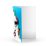 Dogs & Saucers Holiday Card