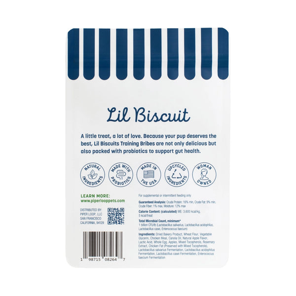 LIL BISCUIT TRAINING BRIBES - CHEWY CHICKEN & APPLE