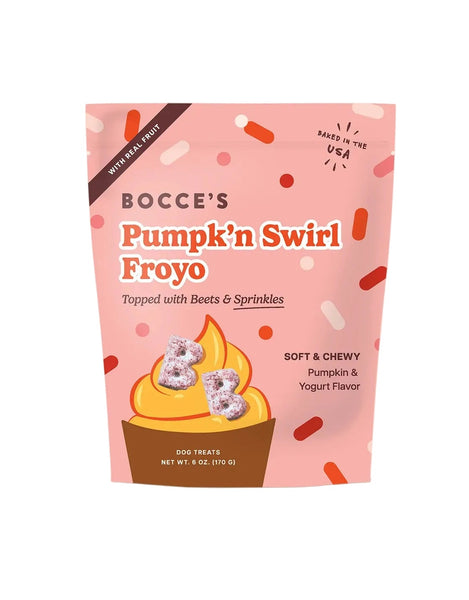 Soft & Chewy - Pumpk’N Swirl Froyo with Beet and Sprinkles