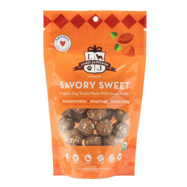 SAVORY SWEET ORGANIC DOG TREATS