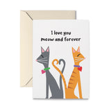 Kitty Kat Love Greeting Card ❤️