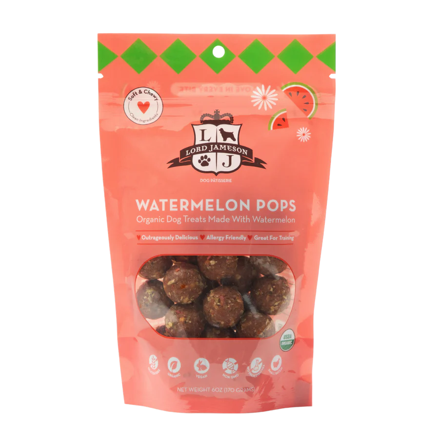 Organic Watermelon Dog Treats - Main Image