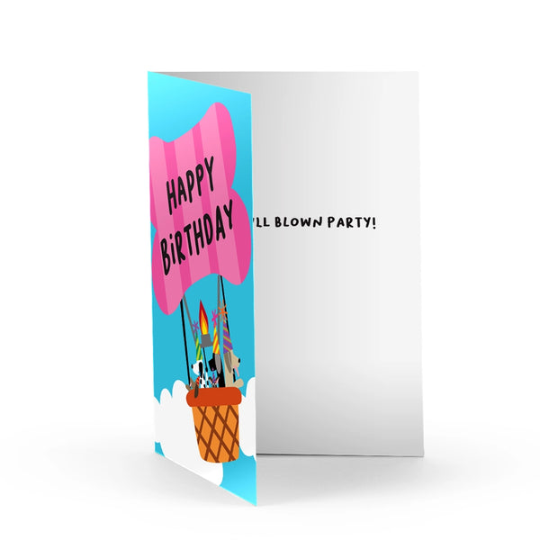 Birthday Balloon Ride Card