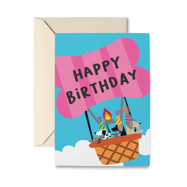 Birthday Balloon Ride Card