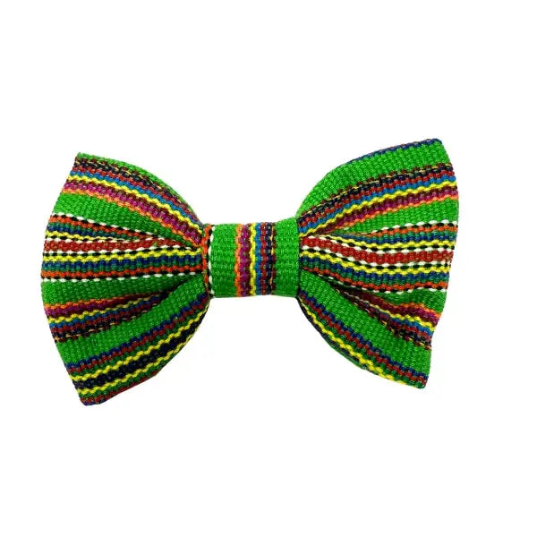 Bow Tie - Green Stripe