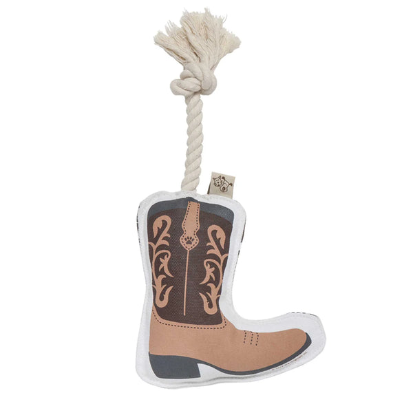 Cowboy Boot Rope Toy