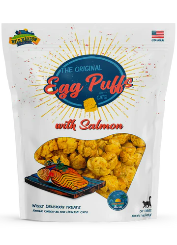 Cat Egg Puffs with Salmon