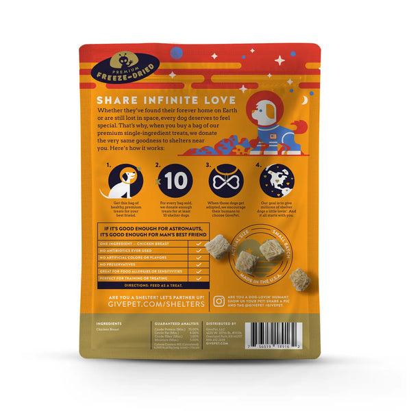 Mars Rover Freeze-Dried Dog Treats