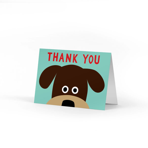 Peeking Doggie Note Card