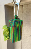 Poop Bag Holder - Green Stripe