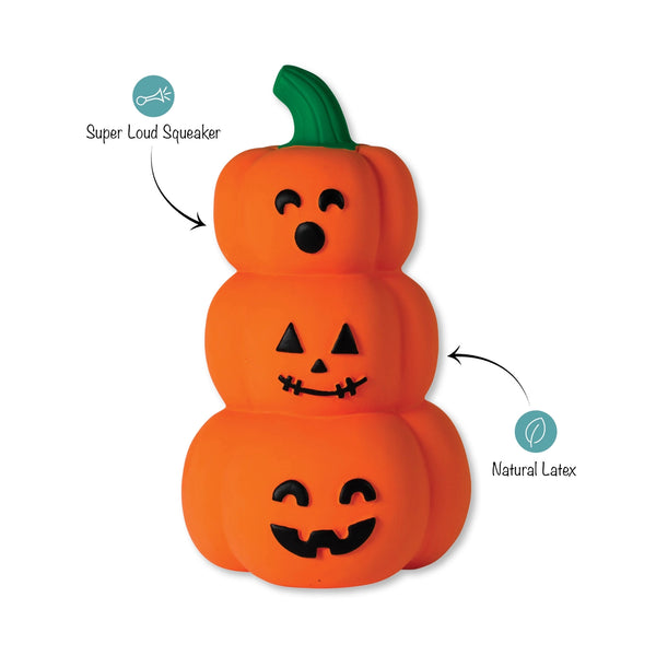 HAPPY PUMPKIN STACK LATEX TOY