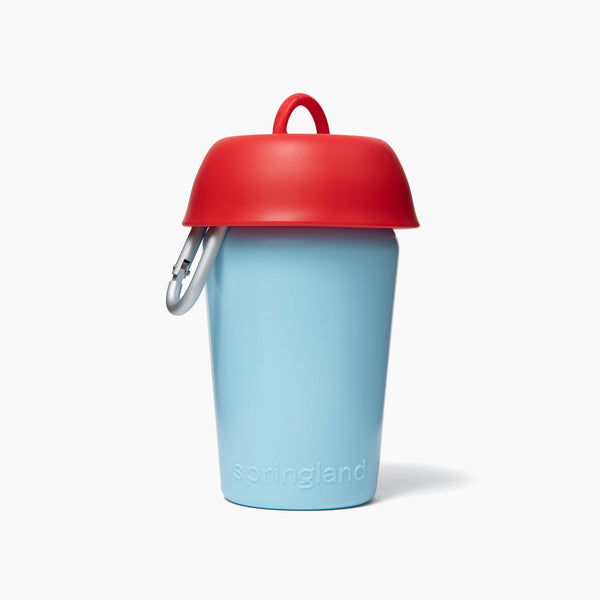 FLIP DOG TRAVEL BOTTLE - CHERRY/SKY
