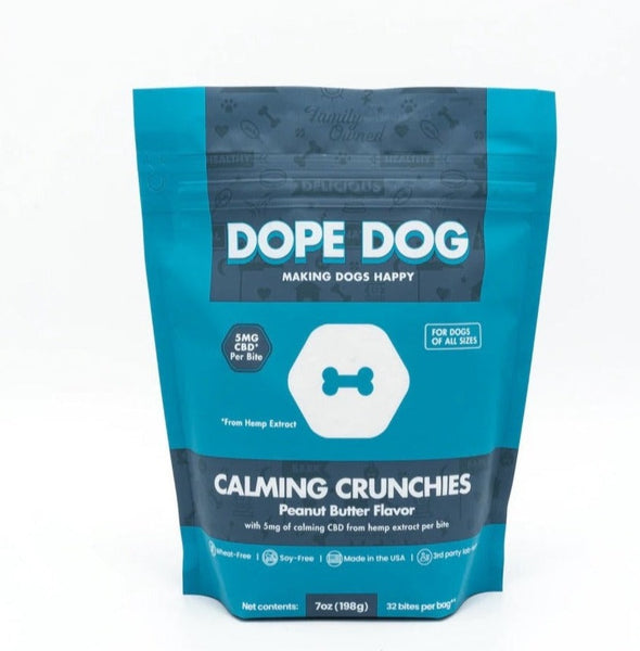 DOPE DOG PEANUT BUTTER CALMING CRUNCHIES