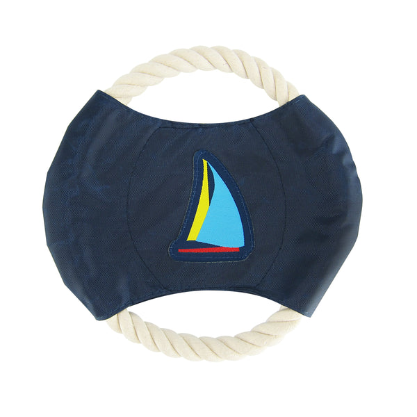 Sailboat Rope Disc Frisbee Toy