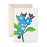 Forget Me Nots Bereavement Card