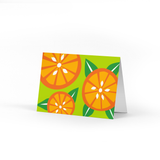 Orange Slice Note Card