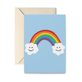 Rainbow Smiley Greeting Card