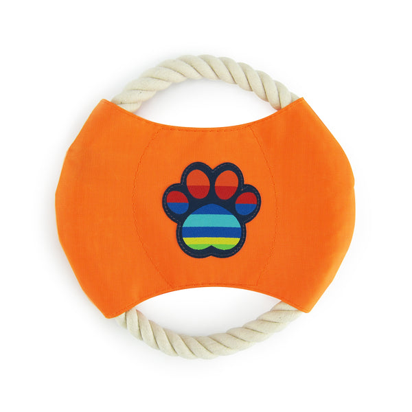 Rainbow Rope Disc Frisbee Toy