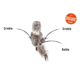 Blissful Bird Catnip Toy - Tweed