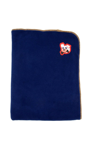 Zoomies Fleece Blanket - Navy