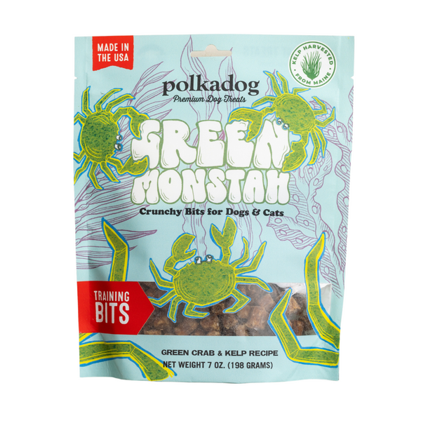 Green Monstah - Green Crab & Kelp Training Bits
