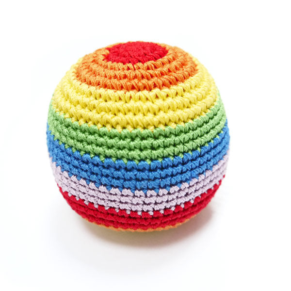 Happy Rainbow Crochet Ball