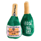 Woof Clicquot Rose Champagne Toy